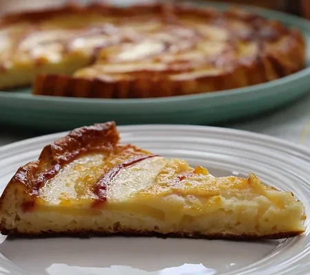 Tarte de Maçã só 2 colheres de medida