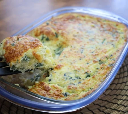 Soufflé de bacalhau simples e delicioso