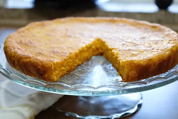 Tarte de cenoura só uma colher de medida