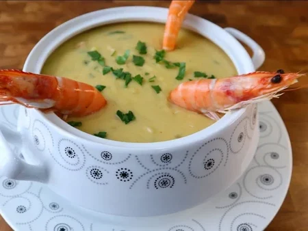 receita de açorda de camarão deliciosa