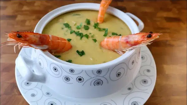 receita de açorda de camarão deliciosa