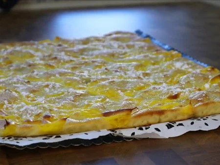 receita de torta de maçã com creme deliciosa
