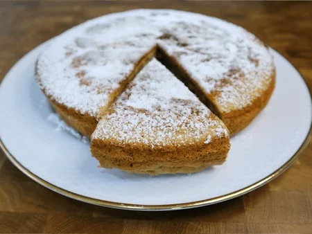 receita de bolo de nozes com queijo cremoso