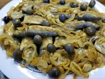 peixe frito ao molho escabeche