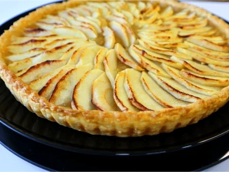 tarte de maçã que derrete na boca